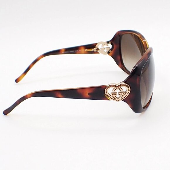 GUCCI Heart Logo Folding Sunglasses GG3548/S Eye Wear Plastic Metal BN 60RL544 main image 6